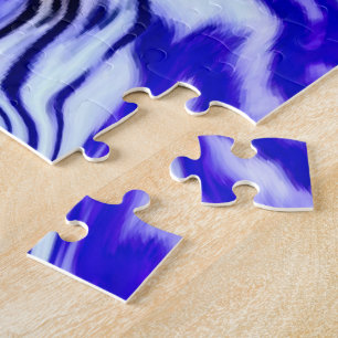 Puzzle Flor de iris púrpura