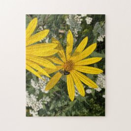 Puzzle Flor de Jerusalén con abeja