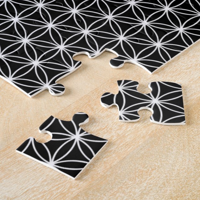 Puzzle Flor de la geometría sagrada de la vida (Lado)
