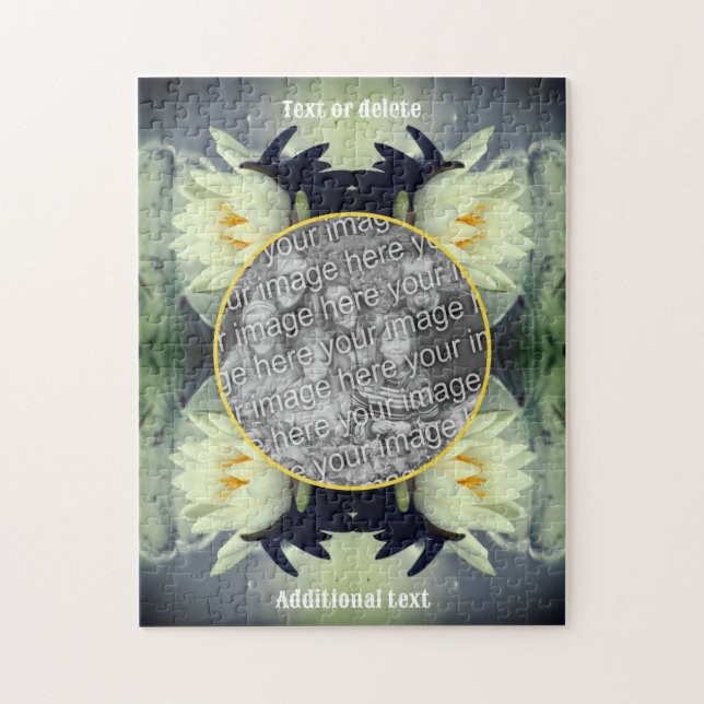 Puzzle Flor De Lily Water Lily Crea Tu Propia Foto (Vertical)