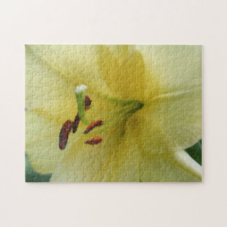 Puzzle Flor de lirio amarillo primer plano