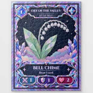 Puzzle Flor de lirio de los valles, arte de lámina de arc