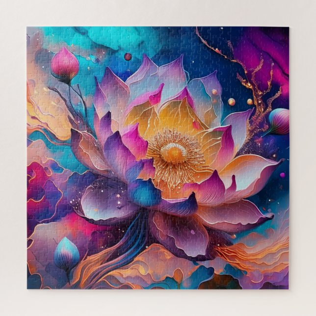 Puzzle Flor de Lotus (Vertical)