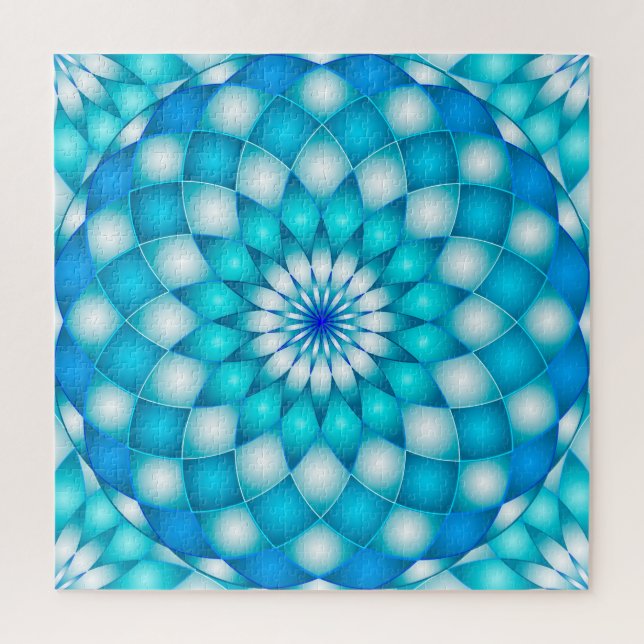 Puzzle Flor de Lotus del extracto de la mandala del (Vertical)