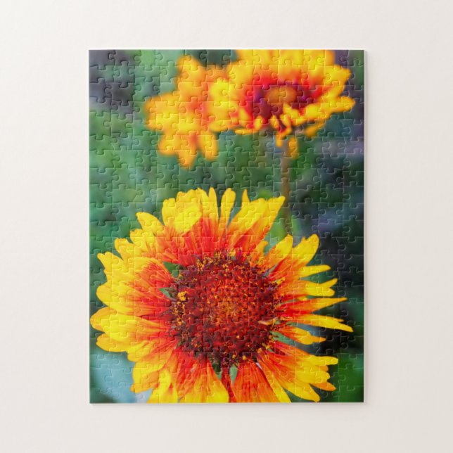 Puzzle Flor de manta aka susana de ojos marrones en Glaci (Vertical)
