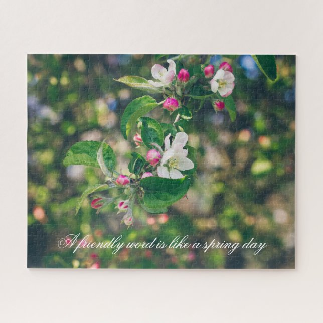 Puzzle Flor de manzana (Horizontal)