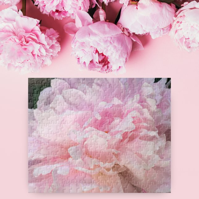 Puzzle Flor de Peonía Rosa (Subido por el creador)