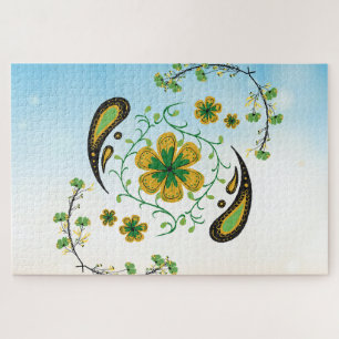 Puzzle Flor de Taiji de la Unidad – Flores Pacíficas