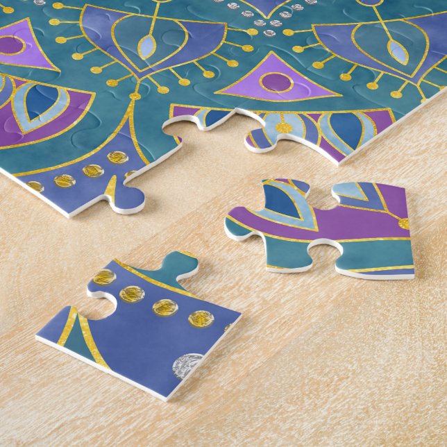 Puzzle Flor De Vida - Mandala Estilo India 1 (Lado)