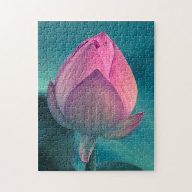 Puzzle Flor del lirio de agua de Lotus (Vertical)