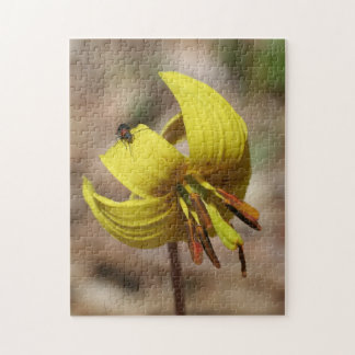 Puzzle Flor Lirio De Trucha Silvestre Y Amigo De Insectos
