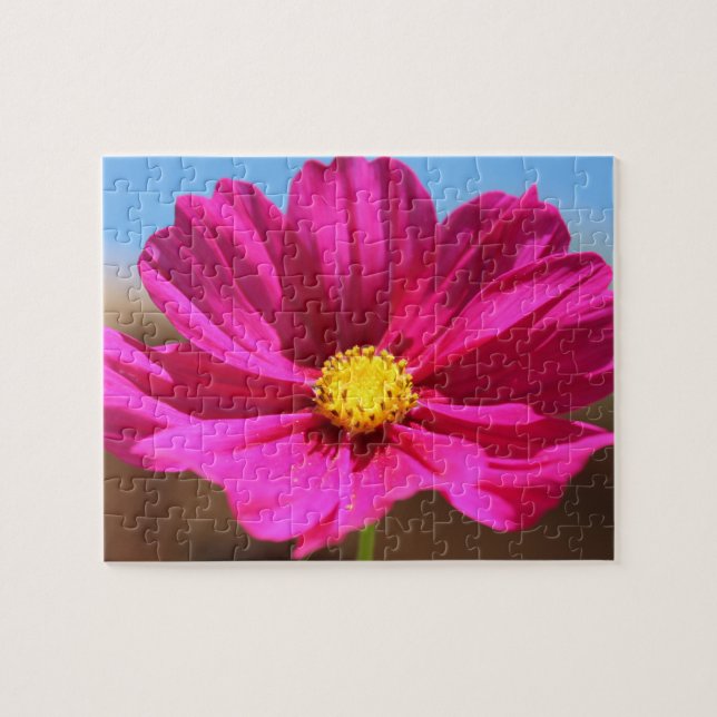 Puzzle Flor magenta (Horizontal)