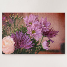 Puzzle Flor morada
