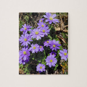 Puzzle Flor morada