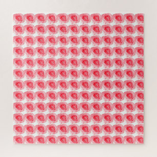 Puzzle Flor rosa rosa