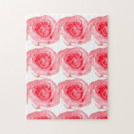 Puzzle Flor rosa rosa