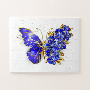 Puzzle Flor Sapphire Mariposa
