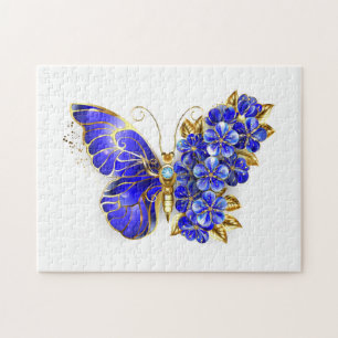 Puzzle Flor Sapphire Mariposa