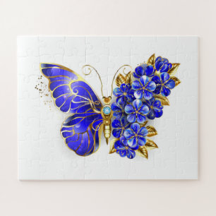Puzzle Flor Sapphire Mariposa