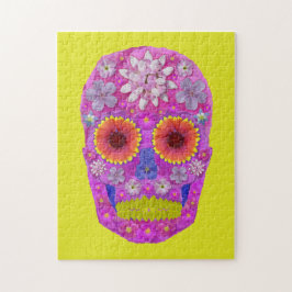 Puzzle Flor Skull 2