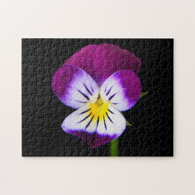 Puzzle Flor violeta 11x14 252pc jpcnm (Horizontal)