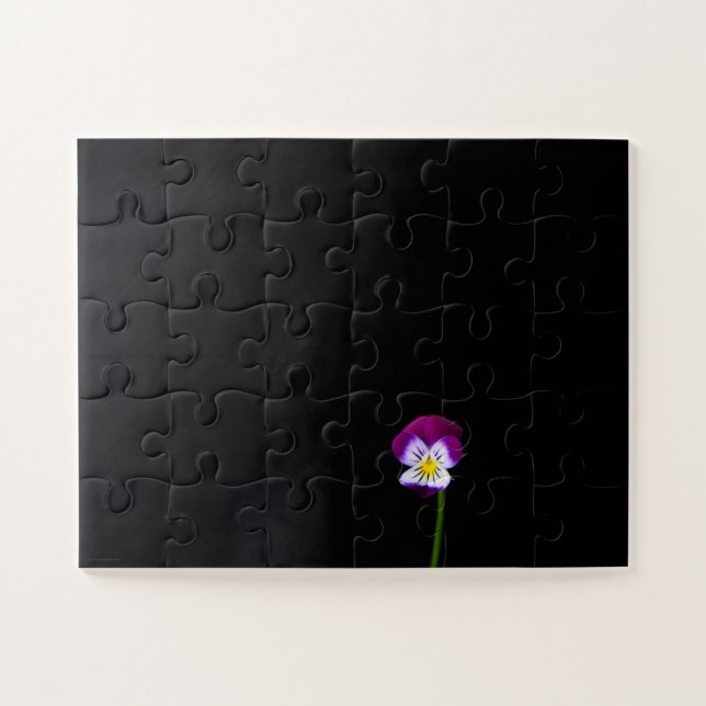 Puzzle Flor violeta 11x14 30pc jpcnm (Horizontal)