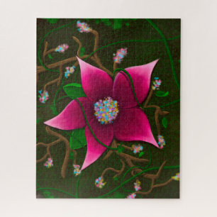 Puzzle Flor y Vid Whimsical