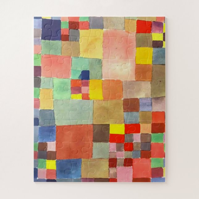Puzzle Flora en arena de Paul Klee, arte abstracto (Vertical)