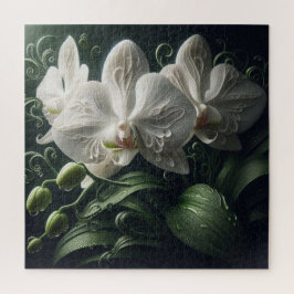 Puzzle Flora Orquídea Blanca