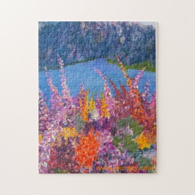 Puzzle Floraciones de montaña de Alaska (Vertical)