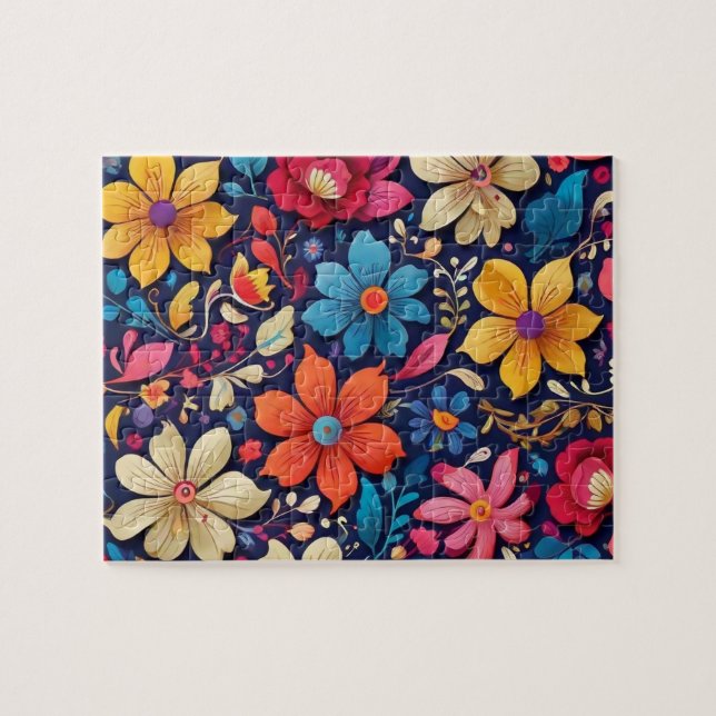 Puzzle Floral (Horizontal)