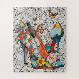 Puzzle Floral Bombas de alto rendimiento Mariposas Vintag