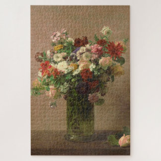 Puzzle Floral Bouquet Vintage Bella Artes francés con vid