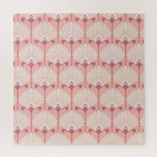 Puzzle Floral clásica: patrón de cosecha sin soldadura