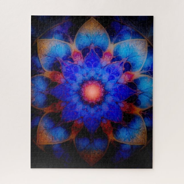 Puzzle Floral cósmica ZEN (Vertical)