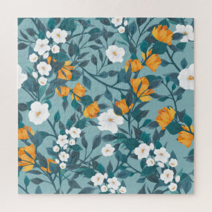 Puzzle Floral de Apple: Motif de patrón en flor.