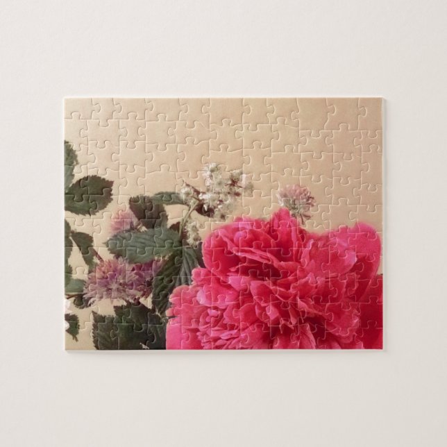 Puzzle Floral elegante (Horizontal)