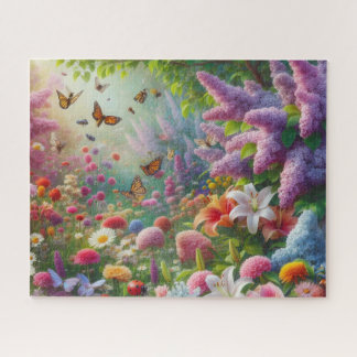 Puzzle Floral fluida