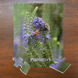 Puzzle Floral fotográfica de HoneyBee y Bumblebee