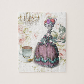 Puzzle Floral francesa Paris Tea Fiesta Marie Antoinette