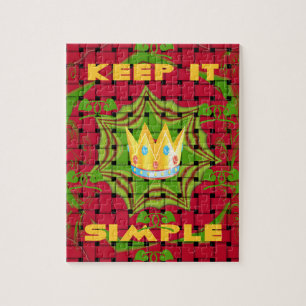 Puzzle Floral Keep it simple