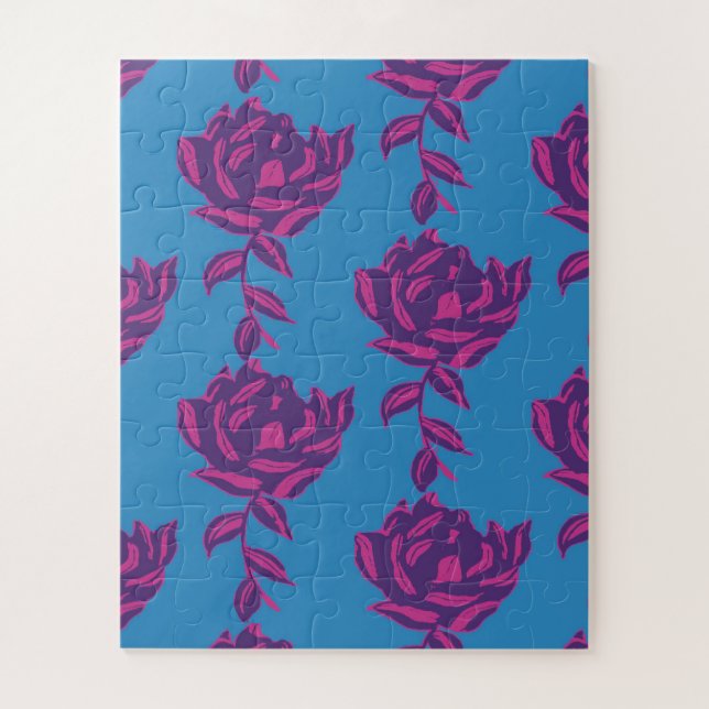 Puzzle Floral lisa (Vertical)