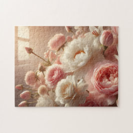 Puzzle Floral Peonies Roses Tulips Mother's Day Gift