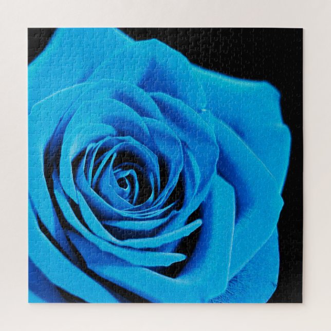 Puzzle Floral rosa azul (Vertical)