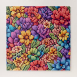 Puzzle Floral única #877 -
