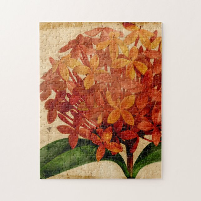 Puzzle Floral vibrante III (Vertical)