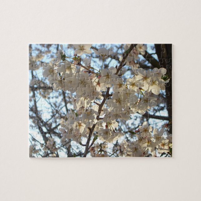 Puzzle Florecimiento de cerezos por la noche en flor de p (Horizontal)