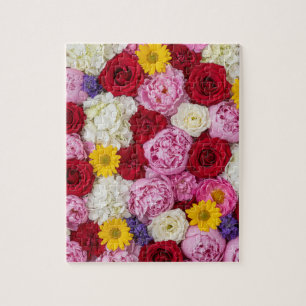 Puzzle Florecimiento Eterno: Una Tapicería Floral Premium