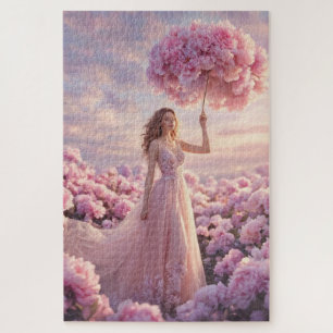 Puzzle Florecimiento Rosa Caprichoso