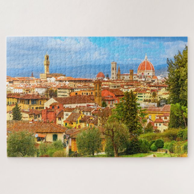 Puzzle Florencia City Skyline Toscana Italia (Horizontal)